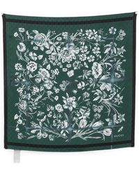 Gucci - Printed Silk Foulard - Lyst