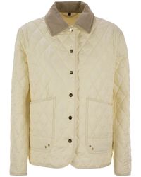 Fay - Diamond Quilted Nylon Shirt Jacket - Lyst