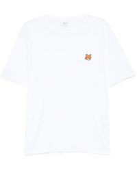 Maison Kitsuné - Maison Kitsuné Fox Head Regular Fit Cotton T-Shirt - Lyst