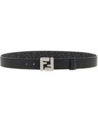 Fendi - Squared Ff Reversible Belt - Lyst