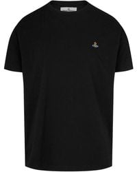 Vivienne Westwood - Orb Logo T-Shirt - Lyst
