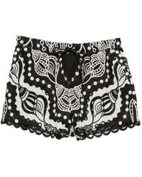 FARM Rio - Mini Shorts With Embroidery - Lyst