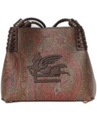 Etro - Borsa Shopping Libra Arnica Mini - Lyst