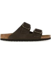 Birkenstock - Mini Mud Suede Arizona Slippers - Lyst