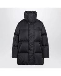 MM6 by Maison Margiela - Nylon Puffer Jacket With Detachable Sleeves - Lyst