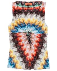 Missoni - Multicolour Viscose Top - Lyst