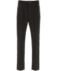 Ferragamo - Salvatore Dark Flannel Pant - Lyst
