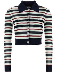 Self-Portrait - Embroidered Viscose Cardigan - Lyst