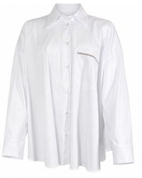 D.exterior - D Exterior Cotton Polyamide Elastane Shirt - Lyst