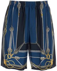 Versace - Twill Bermuda Shorts - Lyst