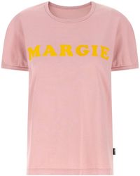 MM6 by Maison Margiela - Arc Print T-Shirt - Lyst