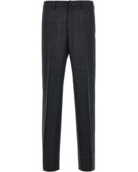 Prada - Check Pants - Lyst