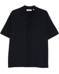 Les Deux - Dark Cotton Shirt - Lyst