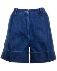 Fay - Bermuda Shorts High Waist - Lyst
