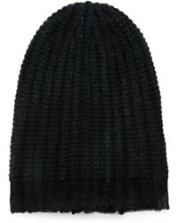 Avant Toi - Hand Painted Corn Cob Stitch Hat With Destroyed Edges - Lyst