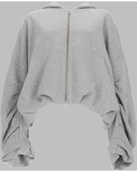 Dries Van Noten - Zip-Up Cotton Sweatshirt Sweatshirts - Lyst
