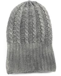 Avant Toi - Hand Painted Cashmere Braided Hat With High Edge - Lyst