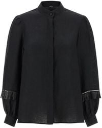 Kiton - Fringed Shirt - Lyst