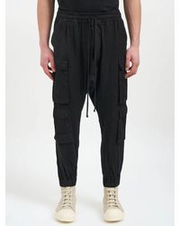 Thom Krom - Double Cargo Linen Trousers - Lyst