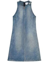 Courreges - A-Line Dress Heritage Denim - Lyst