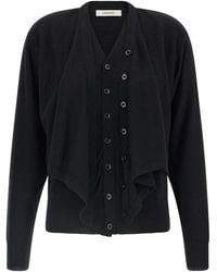 Lemaire - Trompe L'Oeil Construction Cardigan - Lyst