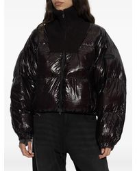DIESEL 'w-peyt-short' Down Jacket, in Black | Lyst
