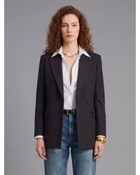 Saint Laurent - Giacca Doppiopetto - Lyst