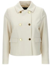 Kiton - Cropped Double-Breasted Jacket - Lyst