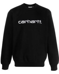 Carhartt - Logo Cotton Sweatshirt - Lyst