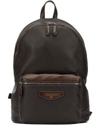Santoni - Calf Leather Casual Backpack - Lyst