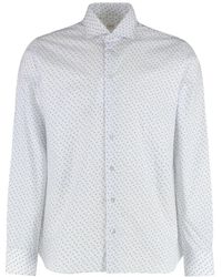 Borriello - Printed Cotton Shirt - Lyst