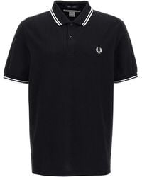 Comme des Garçons - Piqué Cotton Polo Shirt - Lyst