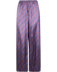 Dries Van Noten - "Puvis Bis Long 2256" Stripe Printed Trousers - Lyst
