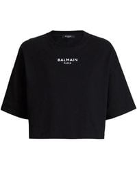 Balmain - Cotton T-Shirt - Lyst