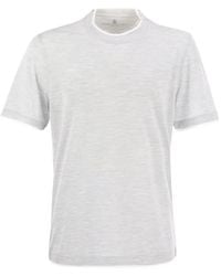 Brunello Cucinelli - Slim Fit Crew-Neck T-Shirt - Lyst