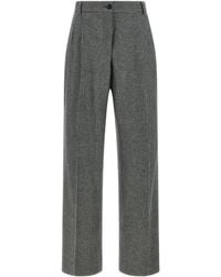 Dolce & Gabbana - Dolce & Gabbana Prince Of Wales Trousers - Lyst
