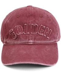 Golden Goose - Windsor Wine Washed Journey Cotton Baseball Cap - Lyst