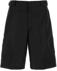 Prada - Re-Nylon Bermuda Shorts - Lyst