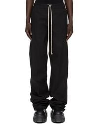 Rick Owens - Dietrich Poplin Drawstring Trousers - Lyst