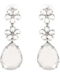 Self-Portrait - Brass Earrings - Lyst