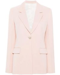 Lanvin - Peach Wool Interlock Jacket - Lyst