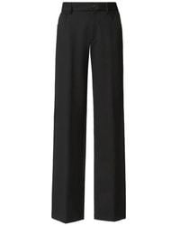 Fabiana Filippi - Viscose Polyamide Elastane Pants - Lyst