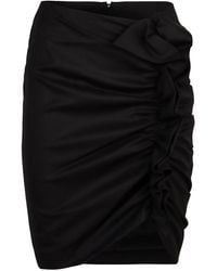 Nina Ricci - Midi Skirt With Drape - Lyst