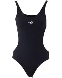 Balenciaga - One Piece Logo Swimsuit - Lyst