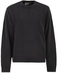 Carhartt - Cotton Crew Neck Jumper With Embroidered Logo - Lyst