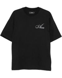 Amiri - "Cryst Script Logo Lj Skate" Tee - Lyst