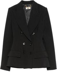 Elisabetta Franchi - Polyester Elastane Jacket - Lyst