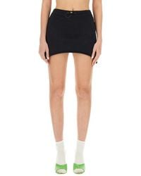 Barrow - Cotton Mini Skirt - Lyst