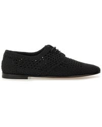 Dolce & Gabbana - Woven Fabric Derby Shoe - Lyst