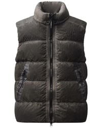 C.P. Company - C.P.Company Eco-Chrome Hooded Down Gilet - Lyst
